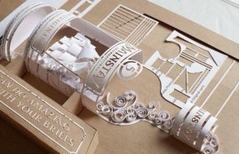 武漢三工全自動紙品激光鏤空機(jī)丨為立體筆記本賦予新生命