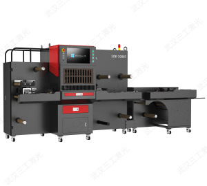 全自動卷料刻字膜激光打標機